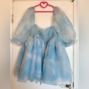 NWOT Selkie Head in the Clouds Puff Dress Sz XL
